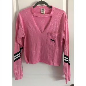 Tie-dye Cut-out Crop Top 💗